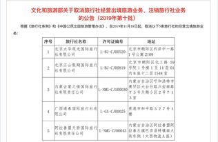 文旅部今年已取消67家旅行社出境游業務經營權