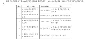 文化和旅游部 取消9家旅行社的經營出境旅游業務 – 執惠